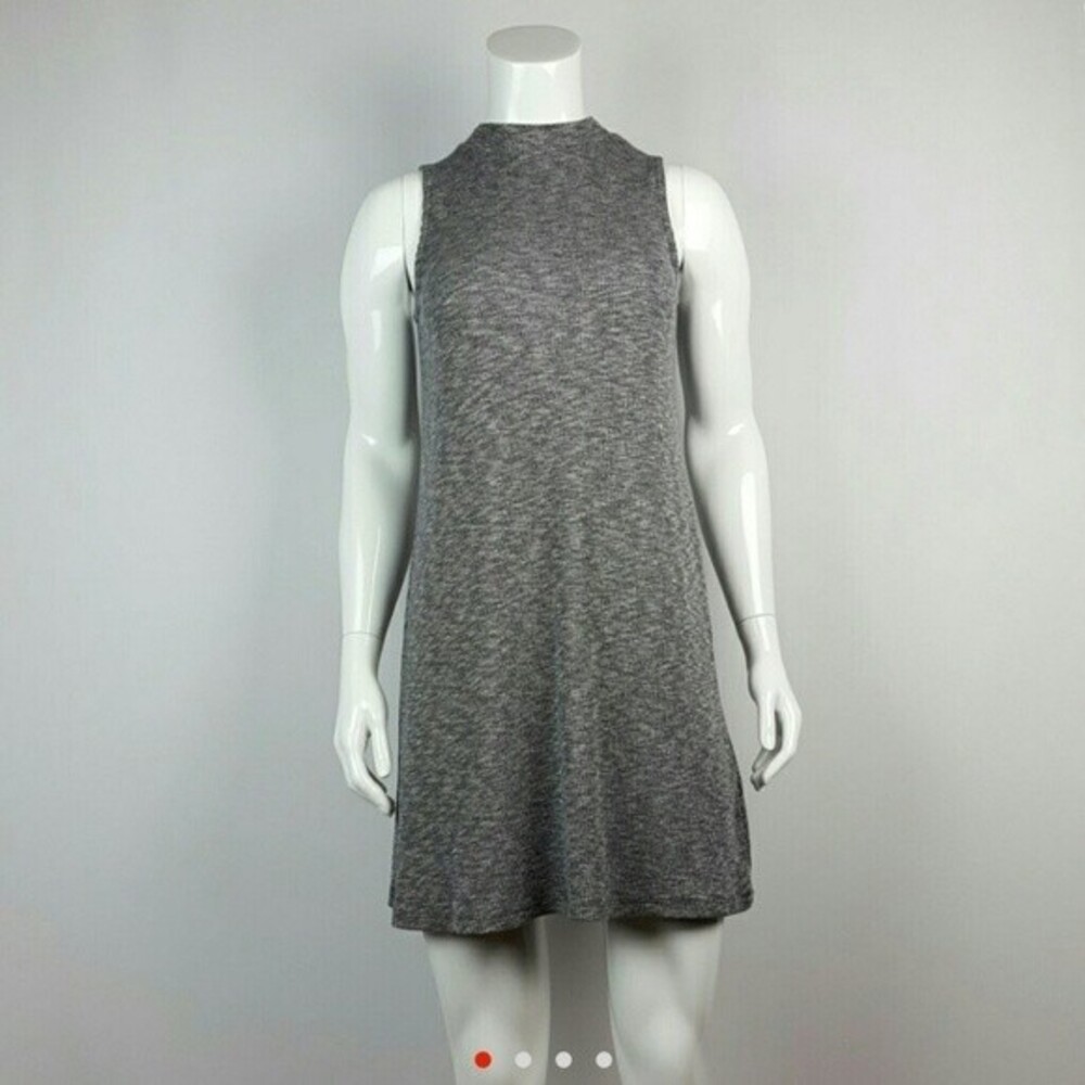 Madewell Gray Ribbed Tank Dress